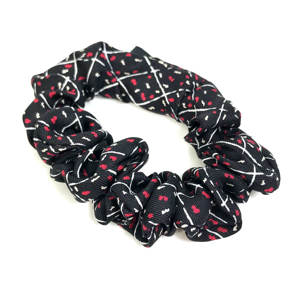CHANEL scarf silk black COCO Mark CC scarf Women Used