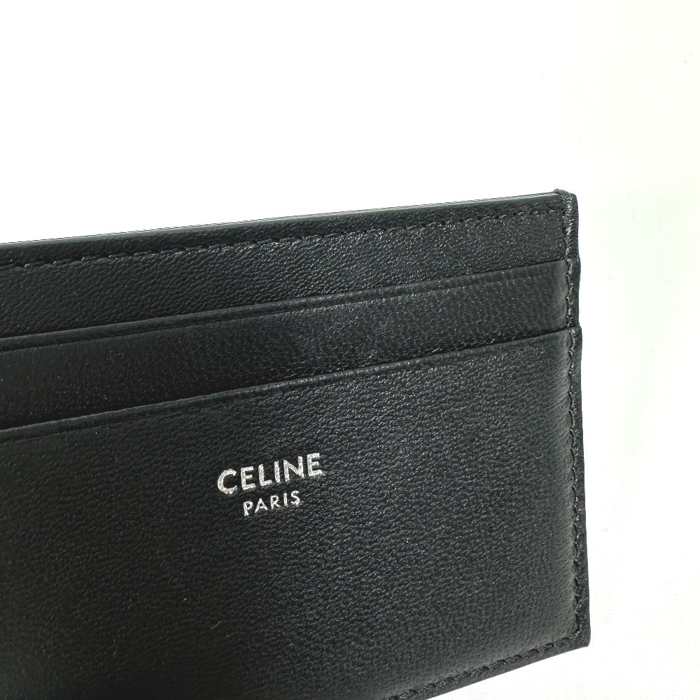 CELINE Coin case 10D88 2DEM PVC green Camouflage camouflage Compact zip Women Secondhand