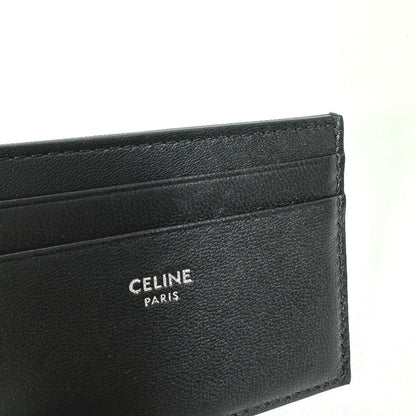 CELINE Coin case 10D88 2DEM PVC green Camouflage camouflage Compact zip Women Secondhand