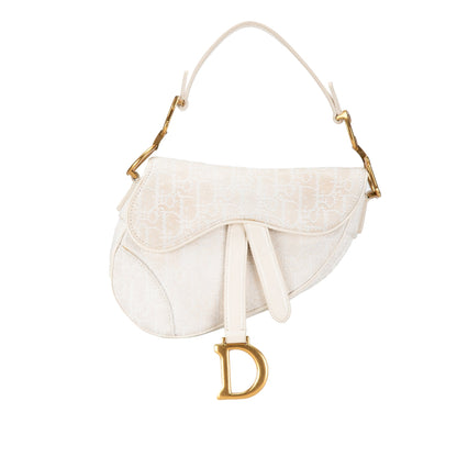 Mini Oblique Canvas Saddle