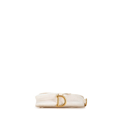 Mini Oblique Canvas Saddle