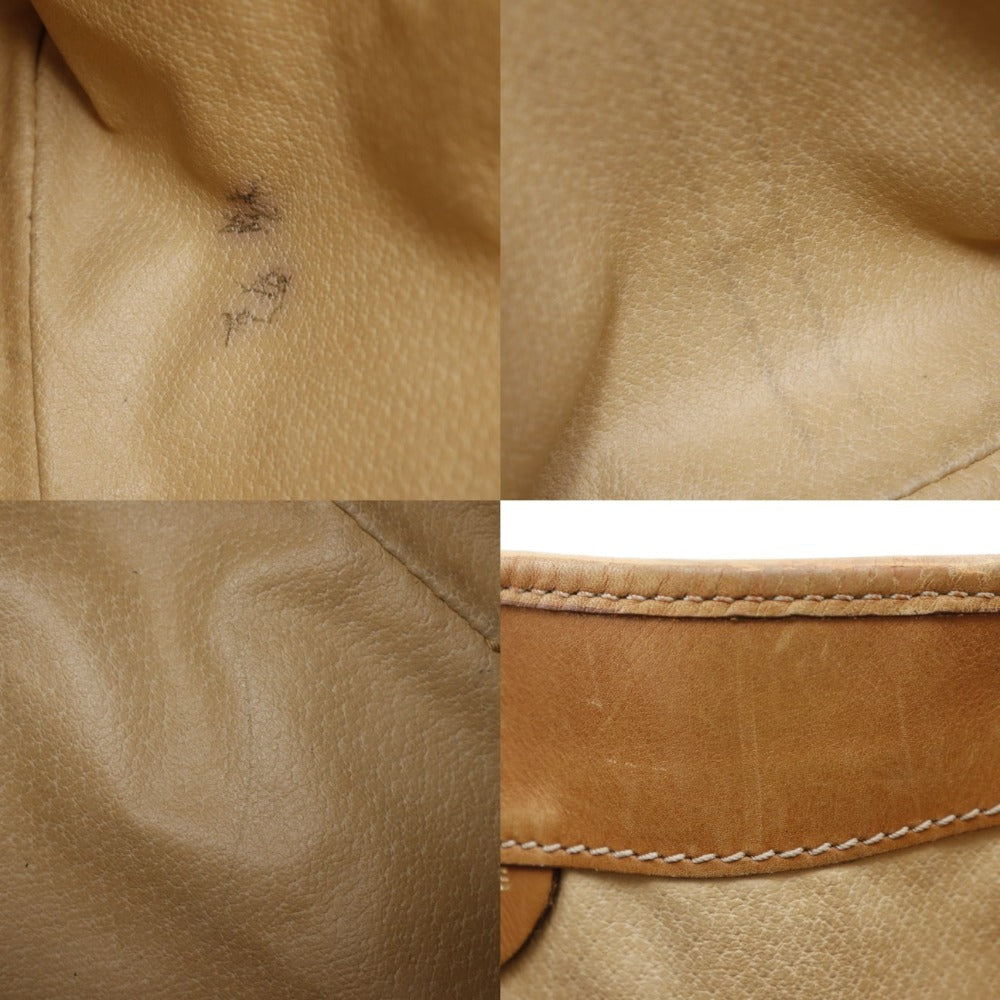 CELINE Shoulder Bag PVC Brown Old Celine Macadam purse Women Used