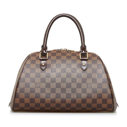 LOUIS VUITTON Damier Ebene Ribera MM Handbag