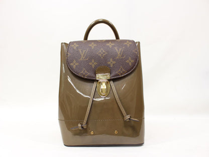 LV Hot Springs Backpack Patent Leather