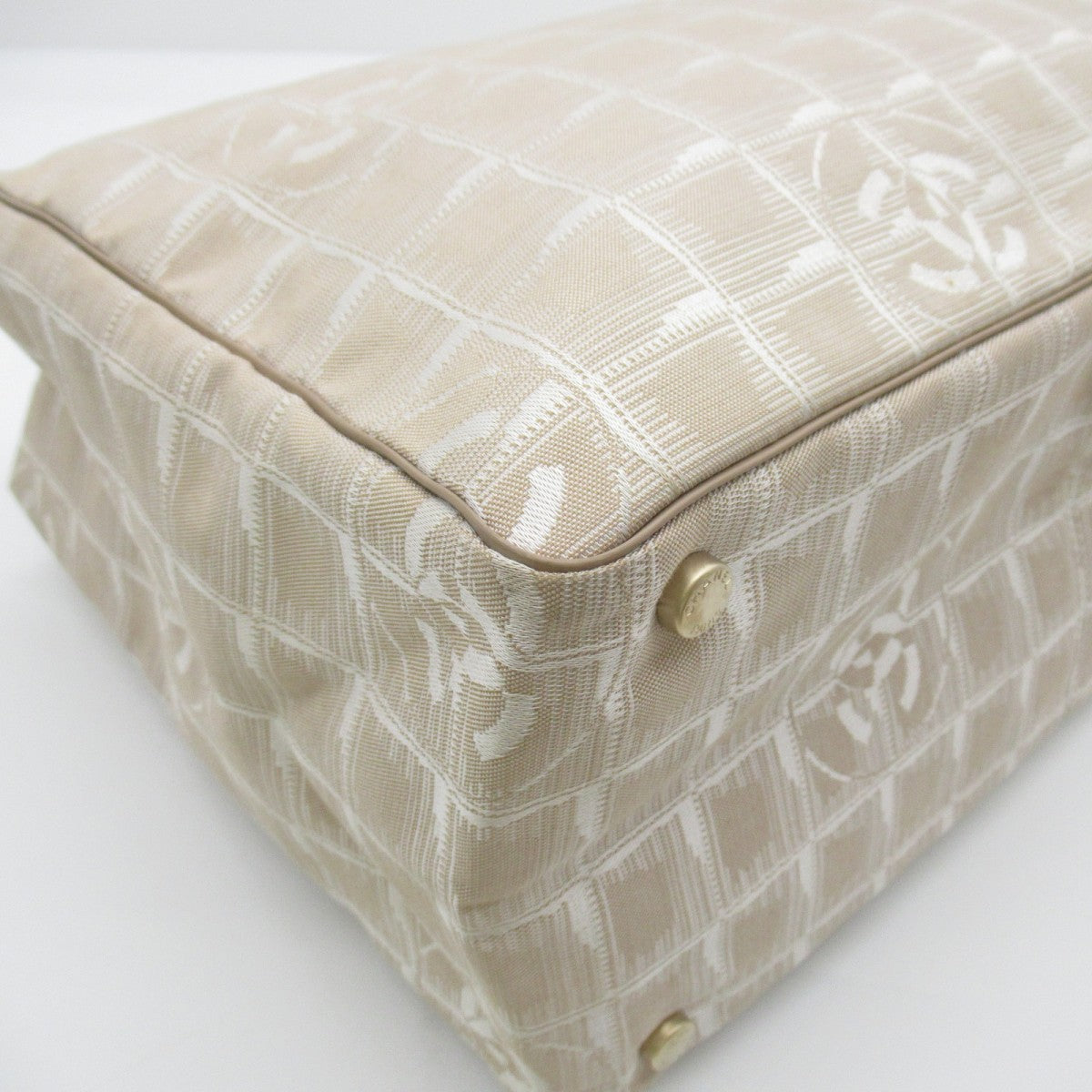 Chanel New Travel Line Tote Bag Canvas Tote Bag in Excellent condition