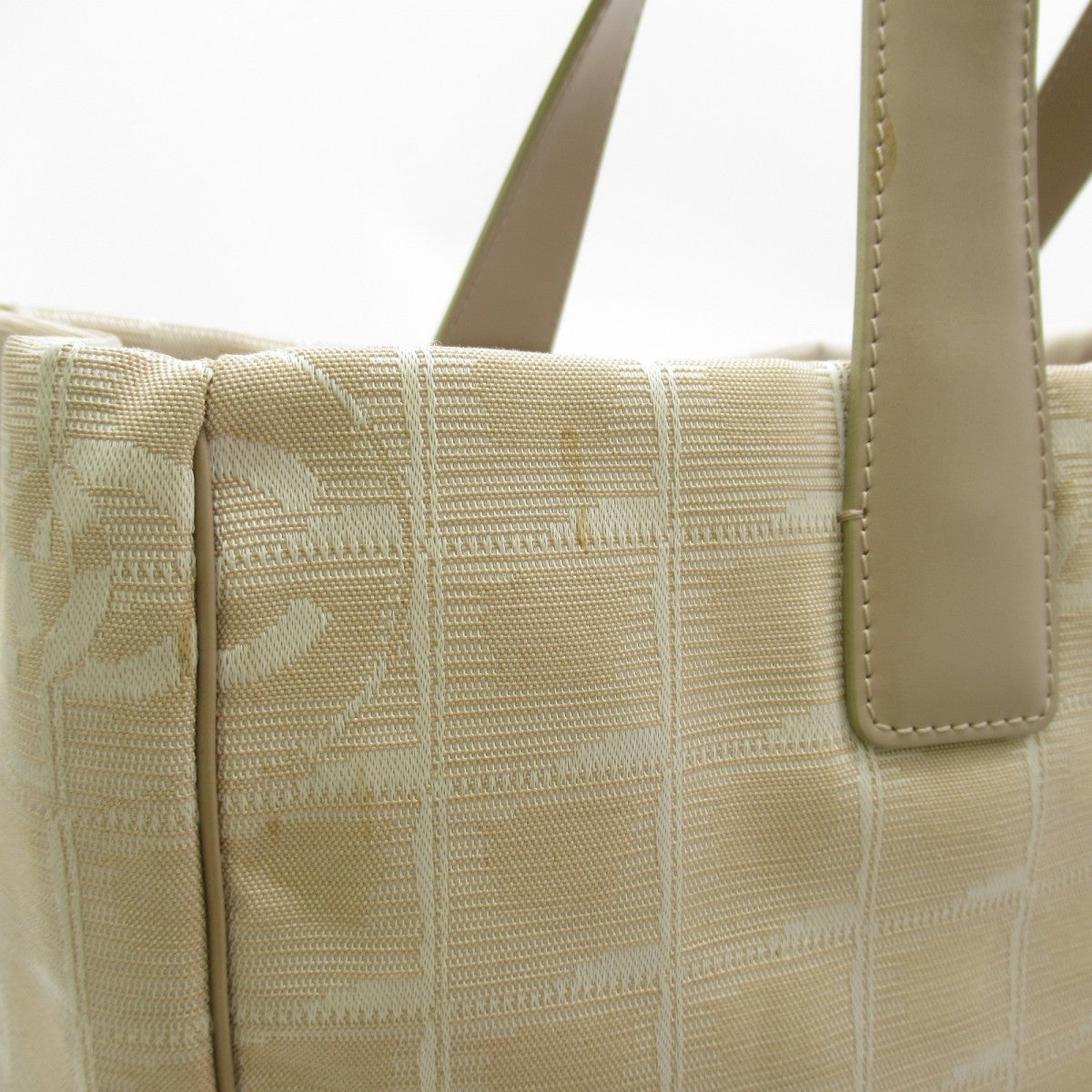 Chanel New Travel Line Tote Bag Canvas Tote Bag in Excellent condition