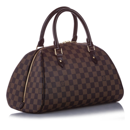 Louis-Vuitton Damier Ebene Ribera MM Brown
