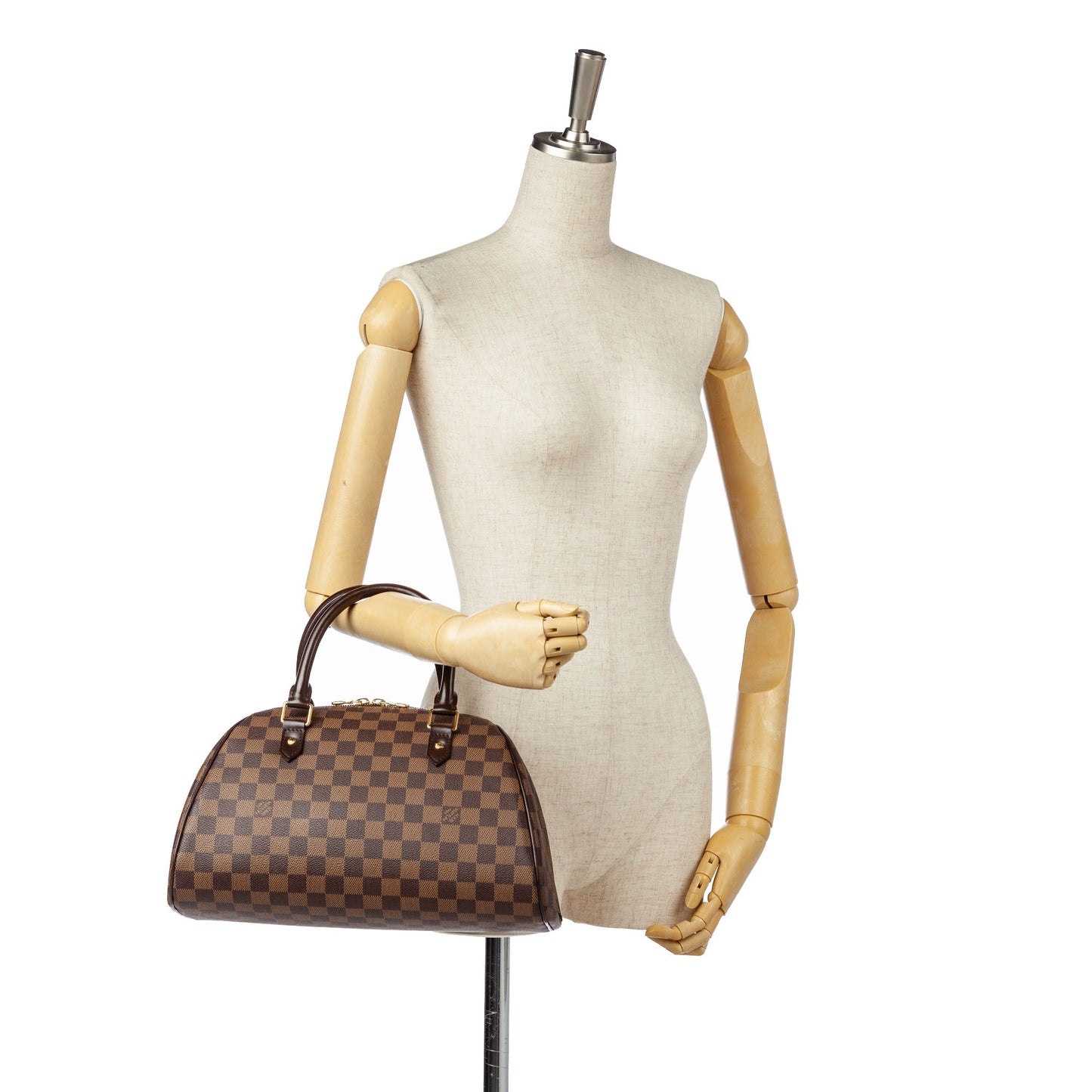 Louis-Vuitton Damier Ebene Ribera MM Brown