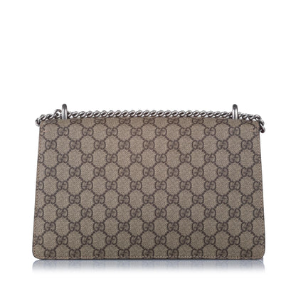 Gucci GG Supreme Dionysus Shoulder Bag Brown