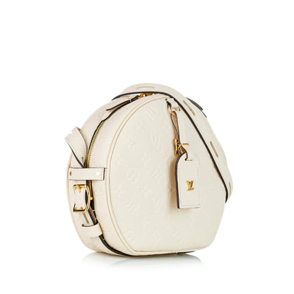 Louis-Vuitton Monogram Empreinte Boite Chapeaux Souple MM White