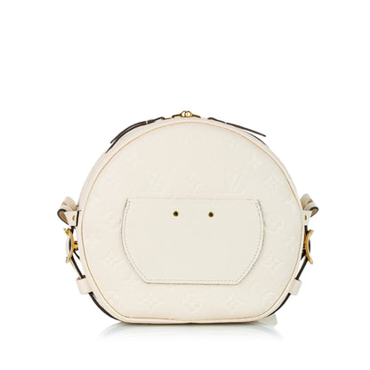 Louis-Vuitton Monogram Empreinte Boite Chapeaux Souple MM White
