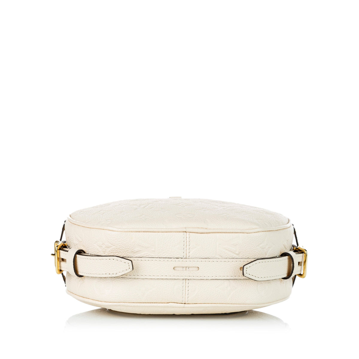 Louis-Vuitton Monogram Empreinte Boite Chapeaux Souple MM White