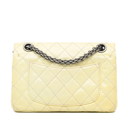 Yellow Chanel Mini Reissue Patent Flap Crossbody Bag