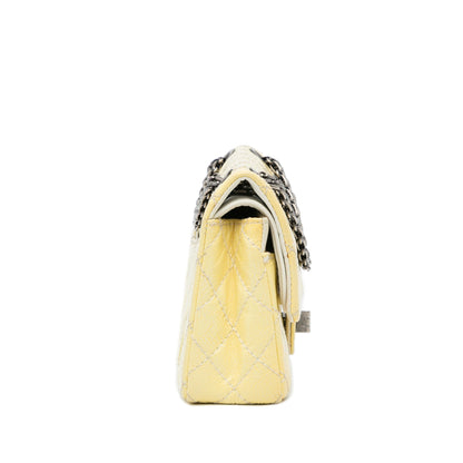 Yellow Chanel Mini Reissue Patent Flap Crossbody Bag