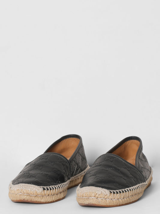 Gucci  Leather Espadrills