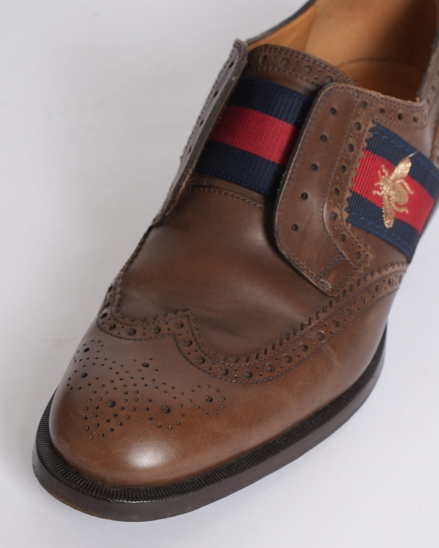 Gucci Men's Lace-Up Shoes in Brown