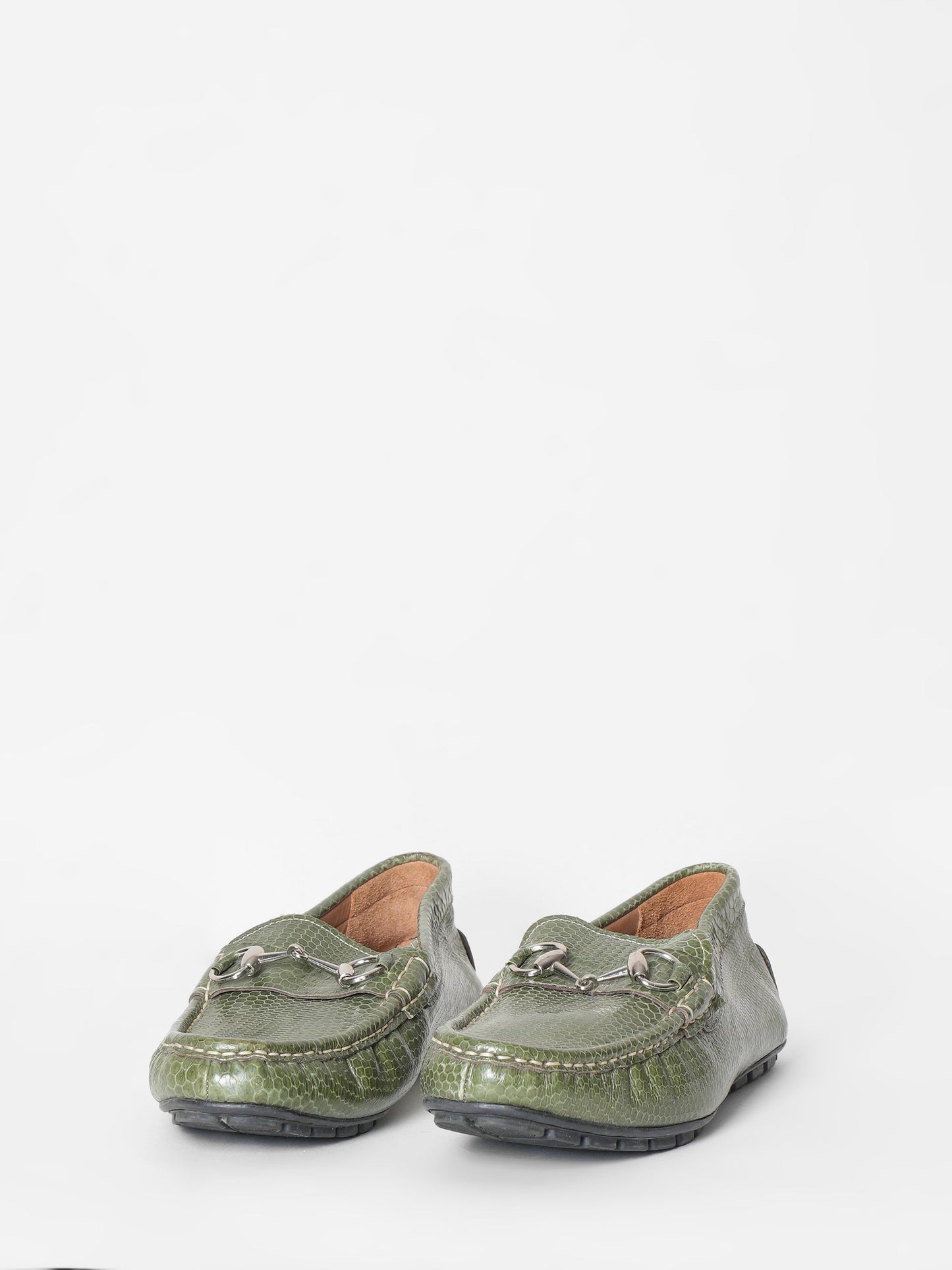 Gucci Python Loafers