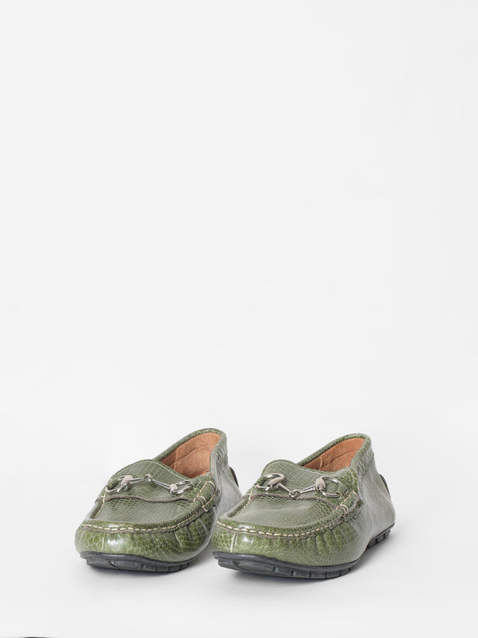 Gucci Python Loafers