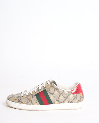 Gucci Ace GG Supreme lace up Shoes