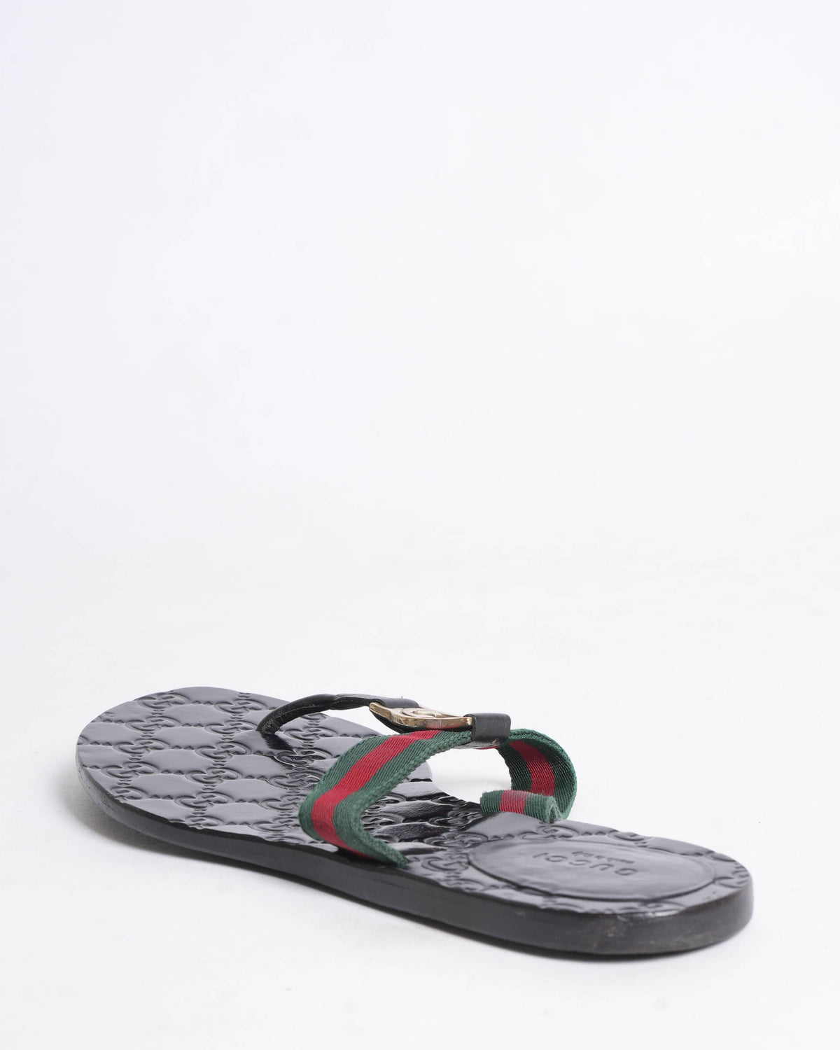 Gucci  Double G leather sandal