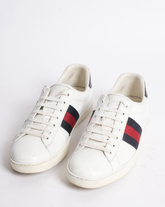Gucci Ace Men's Sneakers In White