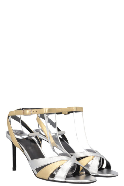 CELINE Heels Silver Gold