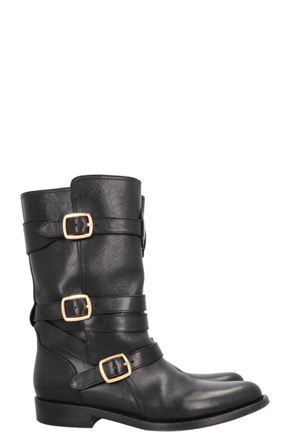 CELINE Lyra Boots Leather Black
