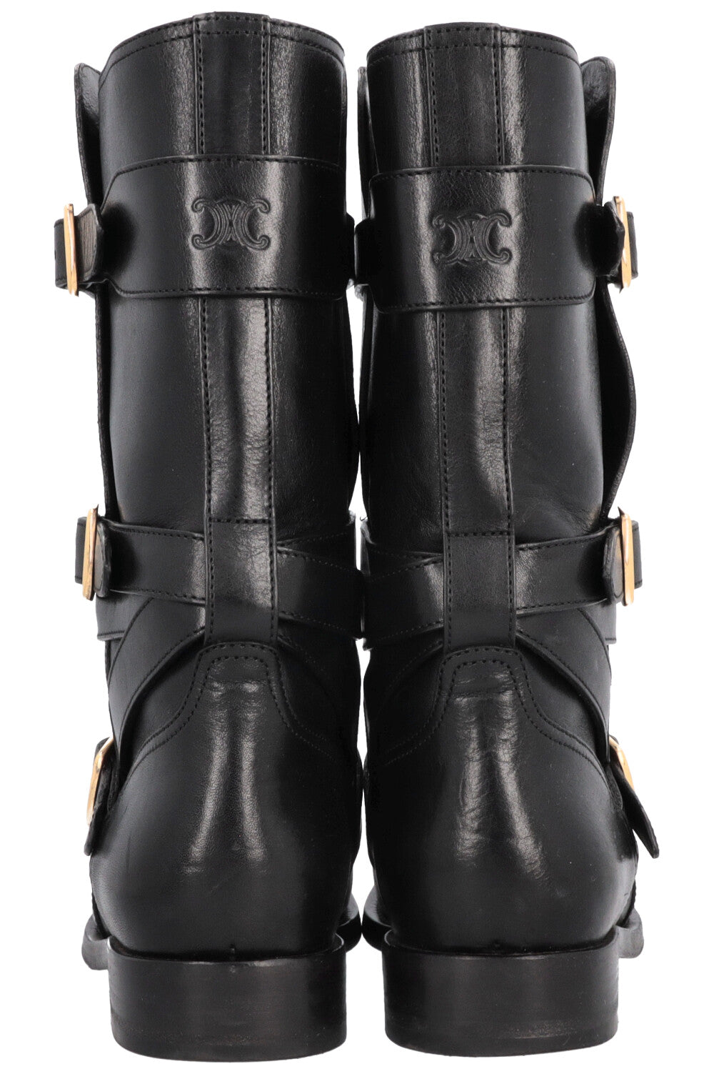 CELINE Lyra Boots Leather Black