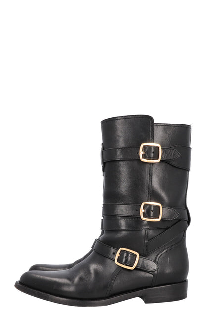 CELINE Lyra Boots Leather Black