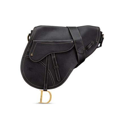 Leather Baudrier Saddle Bag