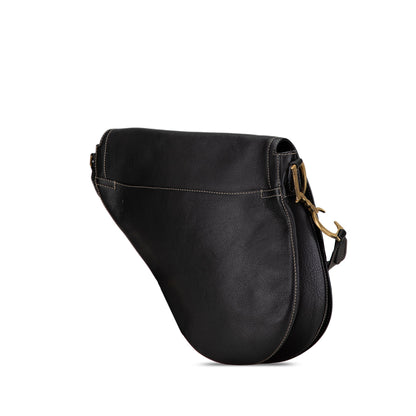 Leather Baudrier Saddle Bag