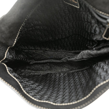 Leather Baudrier Saddle Bag