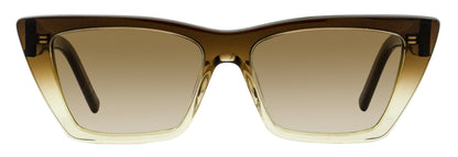 Saint Laurent Mica Sunglasses SL 276 019 Brown Ombre 53mm YSL