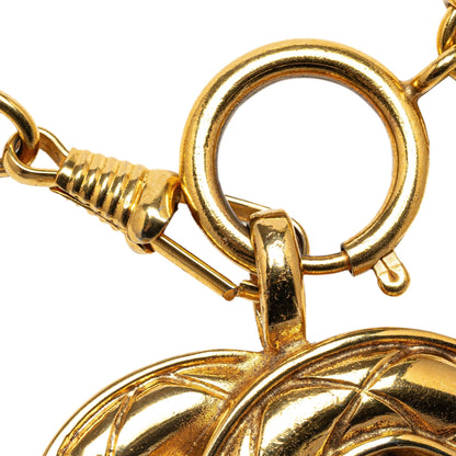 CHANEL CC Pendant Necklace Costume Necklace
