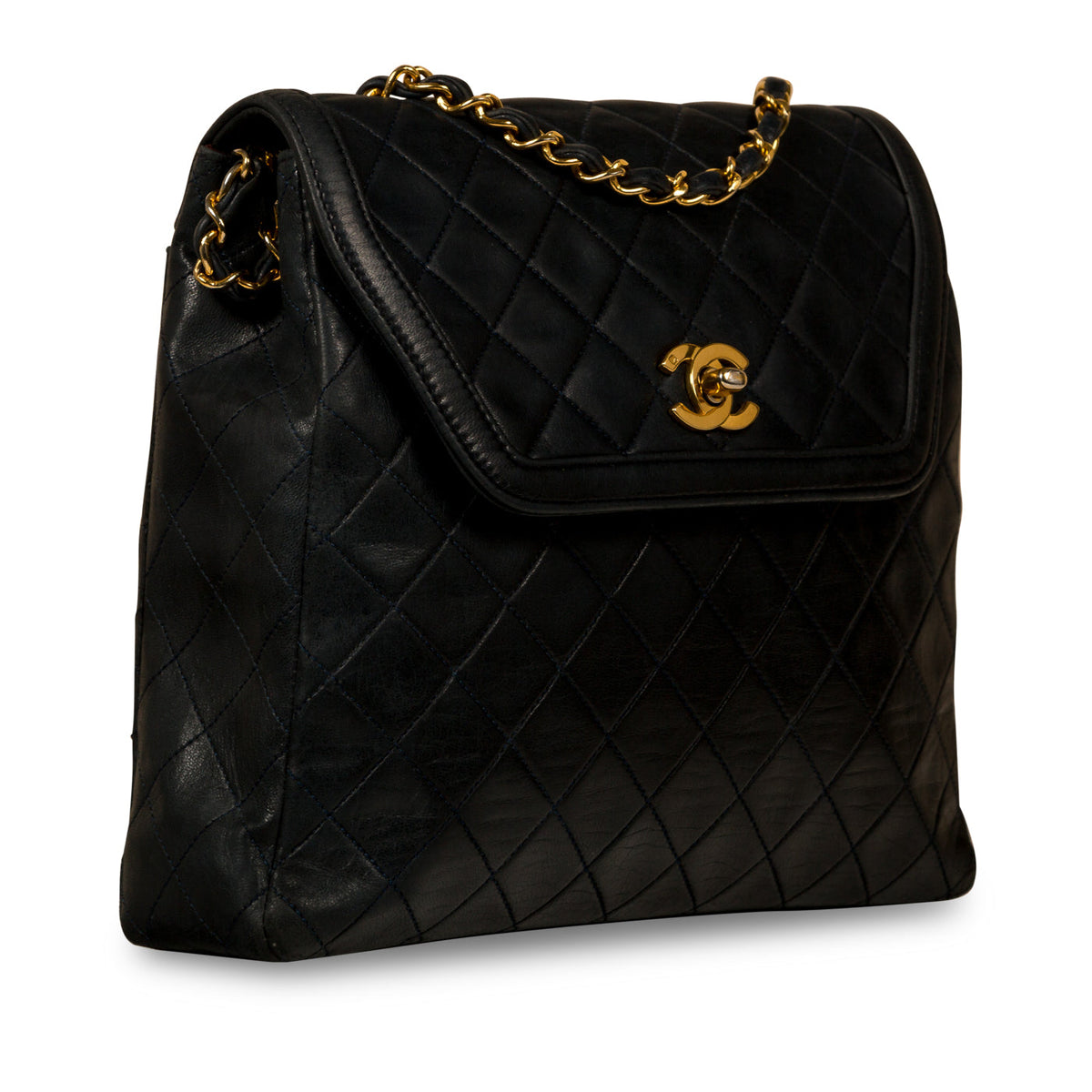 Vintage Lambskin Shoulder Bag