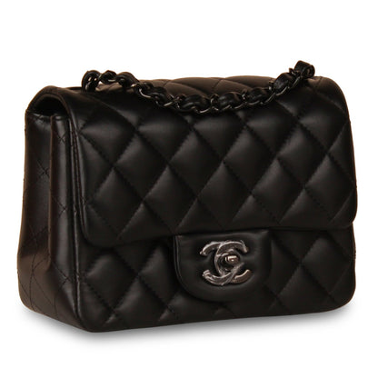 Classic Flap Bag - Mini Square So Black