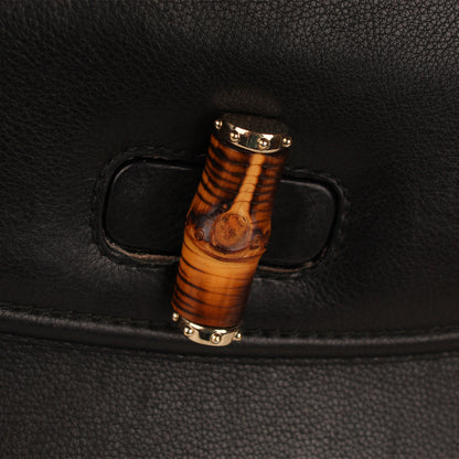 Bamboo Top Handle Shoulder Bag