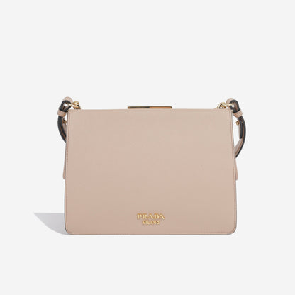 Tiger Saffiano Shoulder Bag