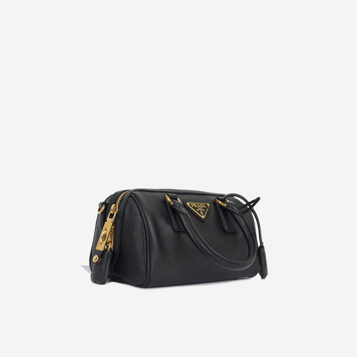 Saffiano Leather Top-Handle Bag