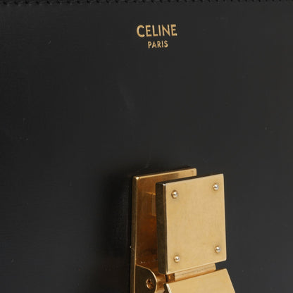 Celine Celine - Teen Classic Box Bag - Black Smooth Calfskin GHW -