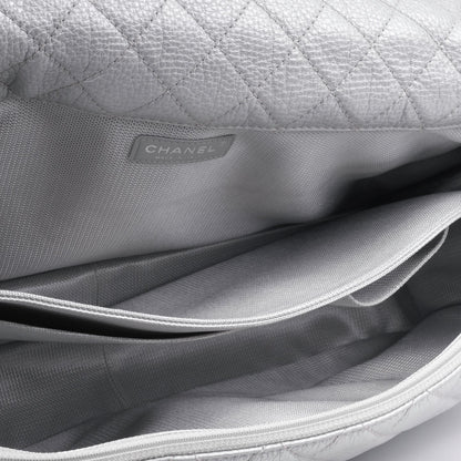 Chanel - XXL Airline Flap - Metallic Silver RHW - 2016/17 -