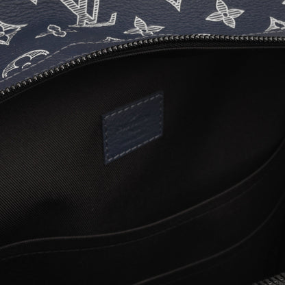Louis Vuitton Discovery Backpack - Ink Blue Monogram Shadow (NWT)