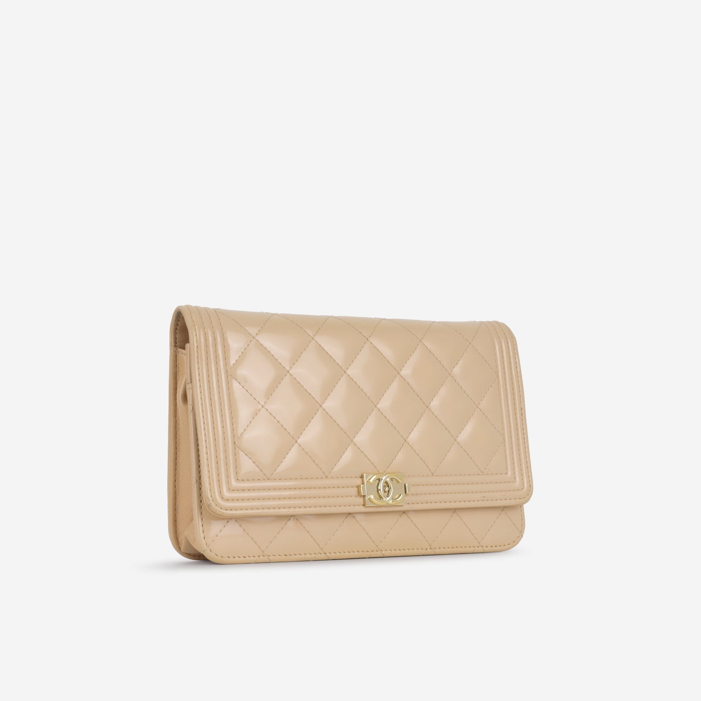 Chanel Chanel - Boy WOC - Iridescent Pink Patent Leather CGHW - 2016 -