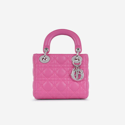 Dior Dior - Mini Lady Dior - Pink Lambskin SHW - 2012 -