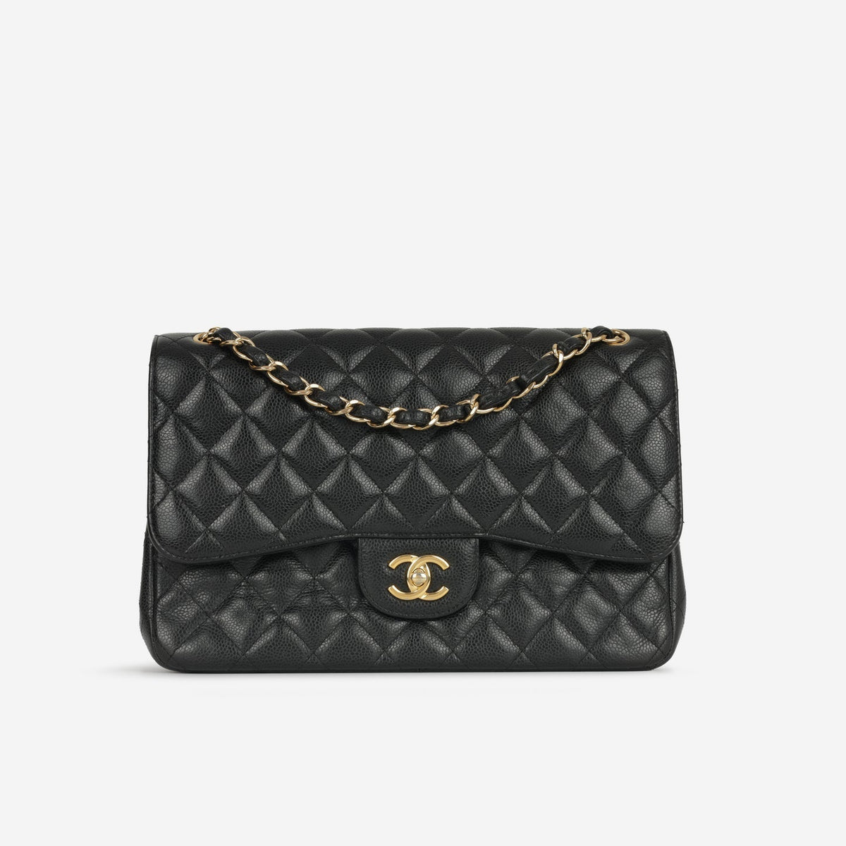 Chanel Chanel - Classic Flap Bag - Jumbo - Black Caviar GHW - 2017 -