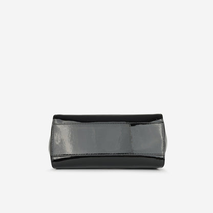 Fendi Mini Peekaboo Black Patent Leather GHW (NWT)