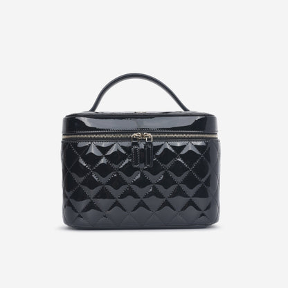 Chanel Chanel - Medium Vanity Case - Black Patent CGHW -