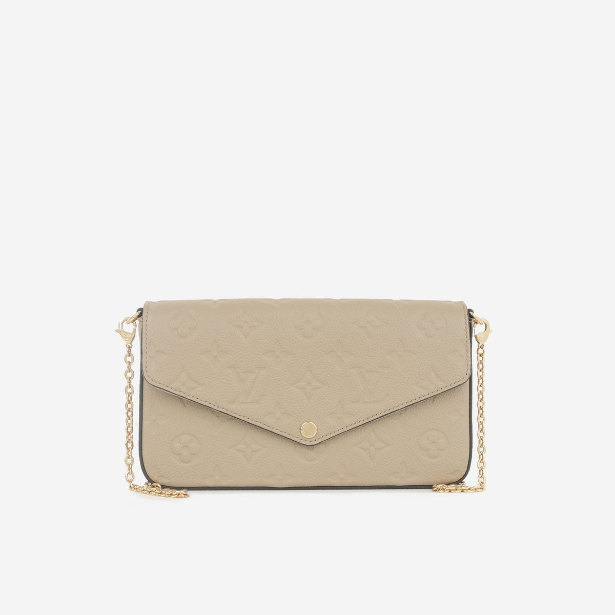 Louis Vuitton Louis Vuitton - Pochette Félicie - Dune Empreinte GHW -