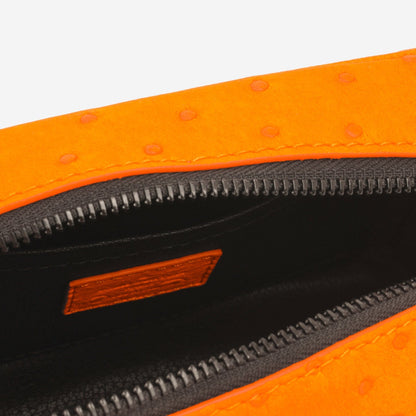 Louis Vuitton Louis Vuitton - Mini Soft Trunk - Neon Orange Ostrich BHW -