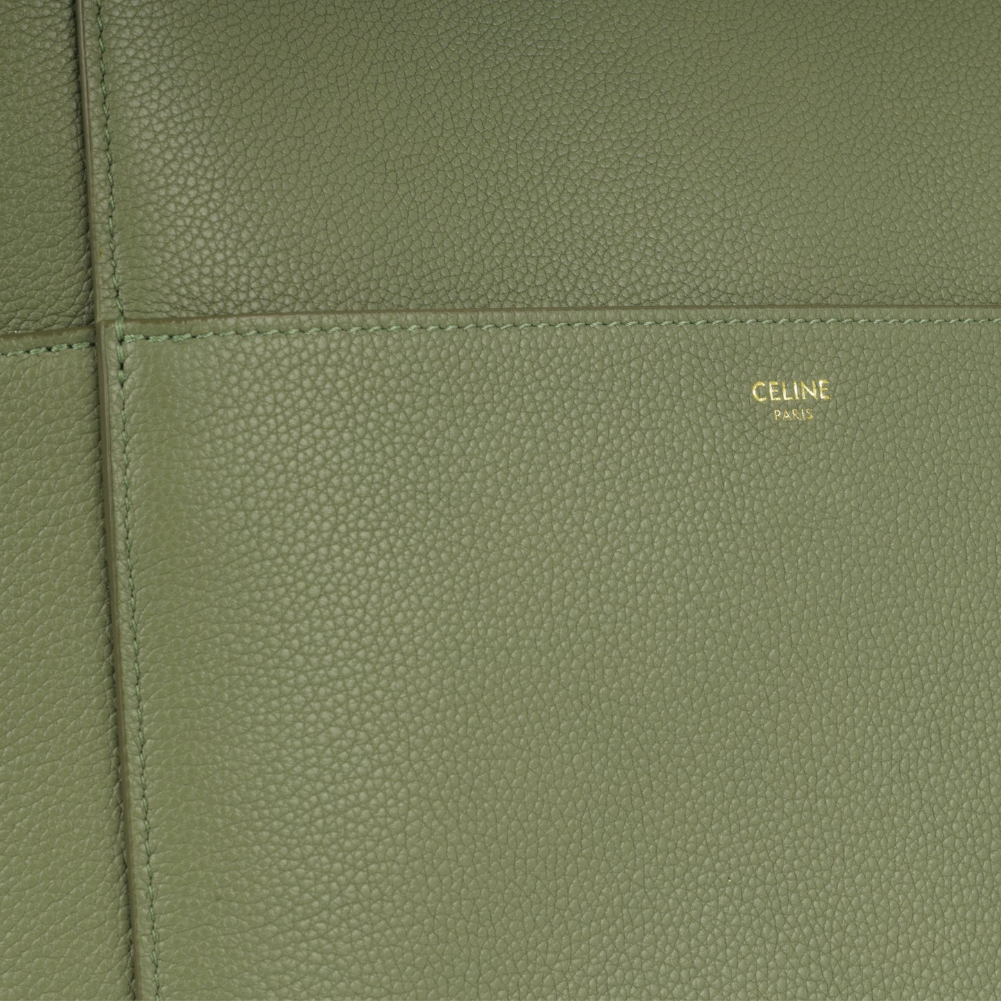 Celine Celine - Sangle Bucket Bag - Sage Green Calfskin GHW -
